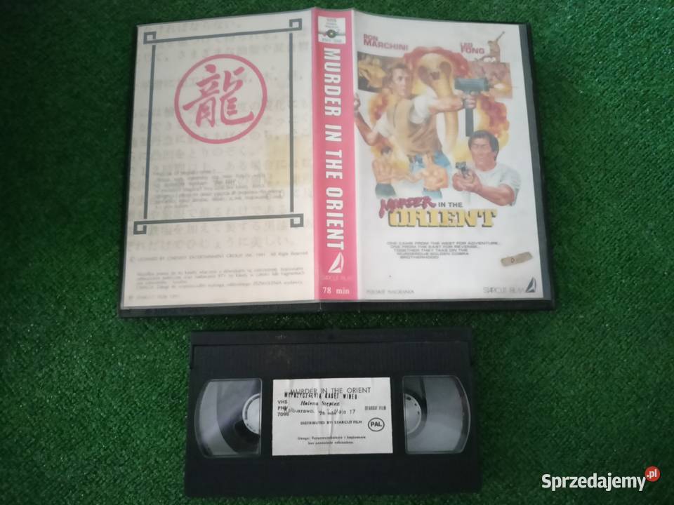 Kaseta VHS film Murder in the orient podkarpackie Rzeszów