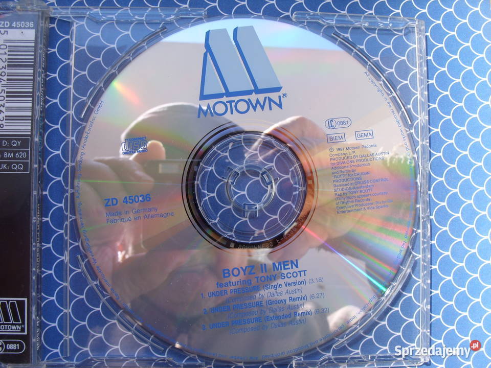 SOUL singiel CD BOYZ II MENUNDER PRESSURE 1991 Wołów
