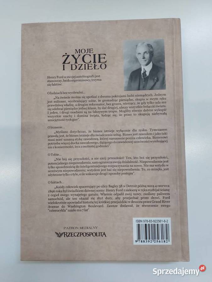 Moje życie I dzieło Henry Ford Warszawa