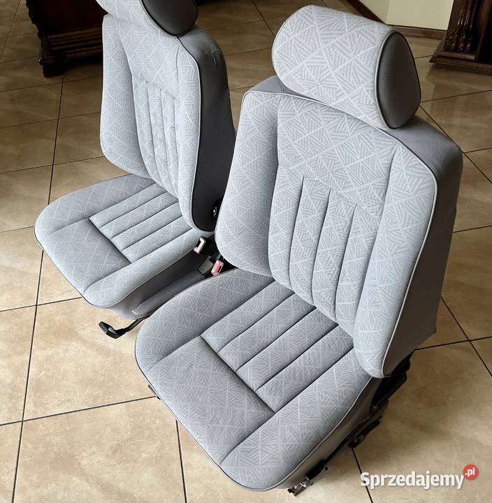 ładne fotele Mercedes W124 komplet prawy lewy Fotele i kanapy śląskie