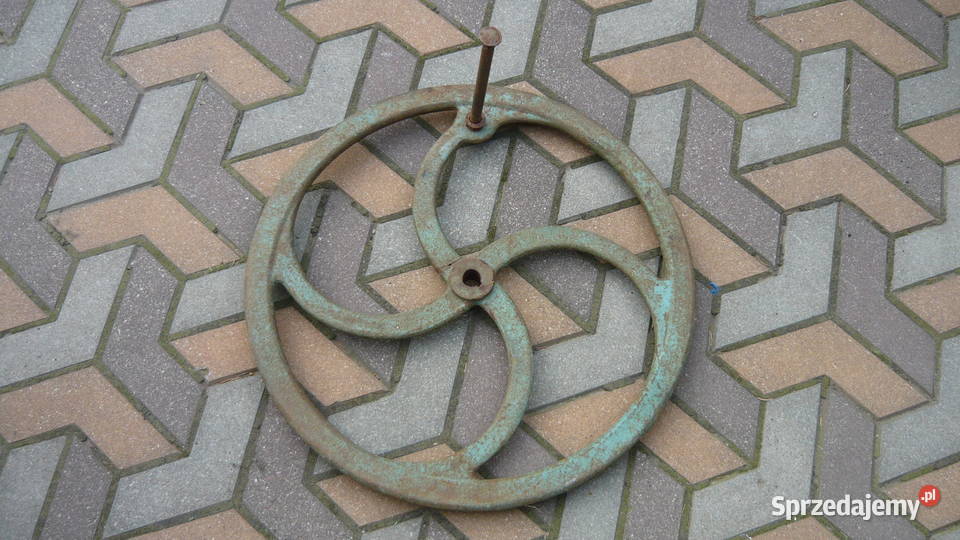 Stare koło żeliwne 63 średnicy na korbę do Sokółka