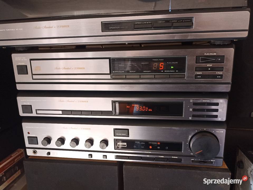 Fisher zestaw audio z kolumnami Oświęcim
