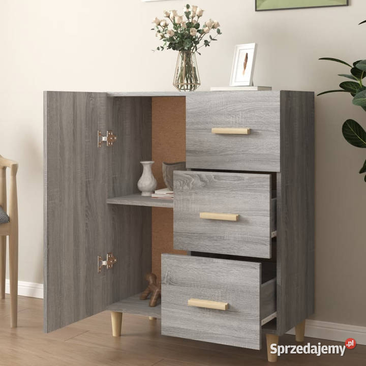 Szafka szary dąb sonoma 695x34x90 materiał