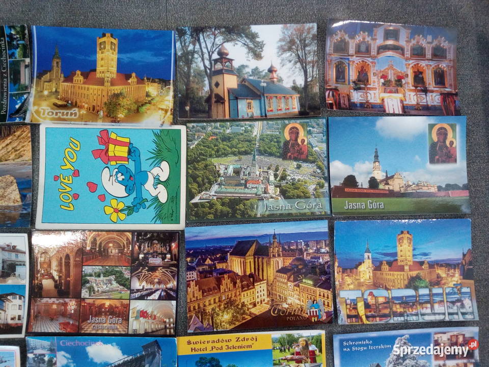 Stare widokówki zestaw 2 czyste nieopisane dolnośląskie