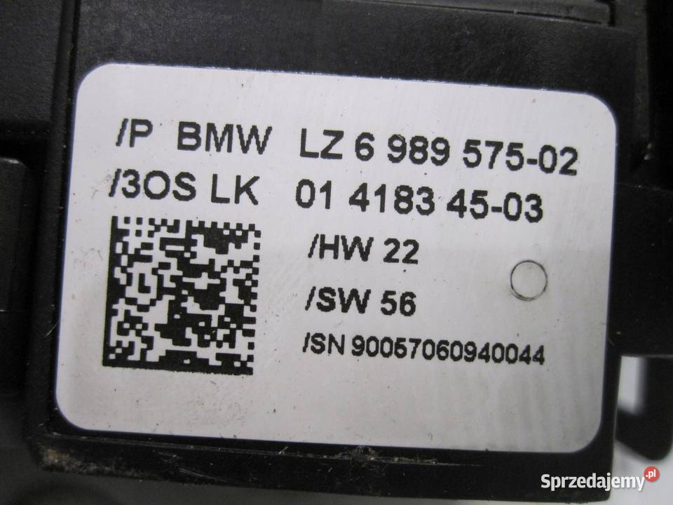 BMW E90 06r przełącznik zespolony 6989575 Wyposażenie wnętrza