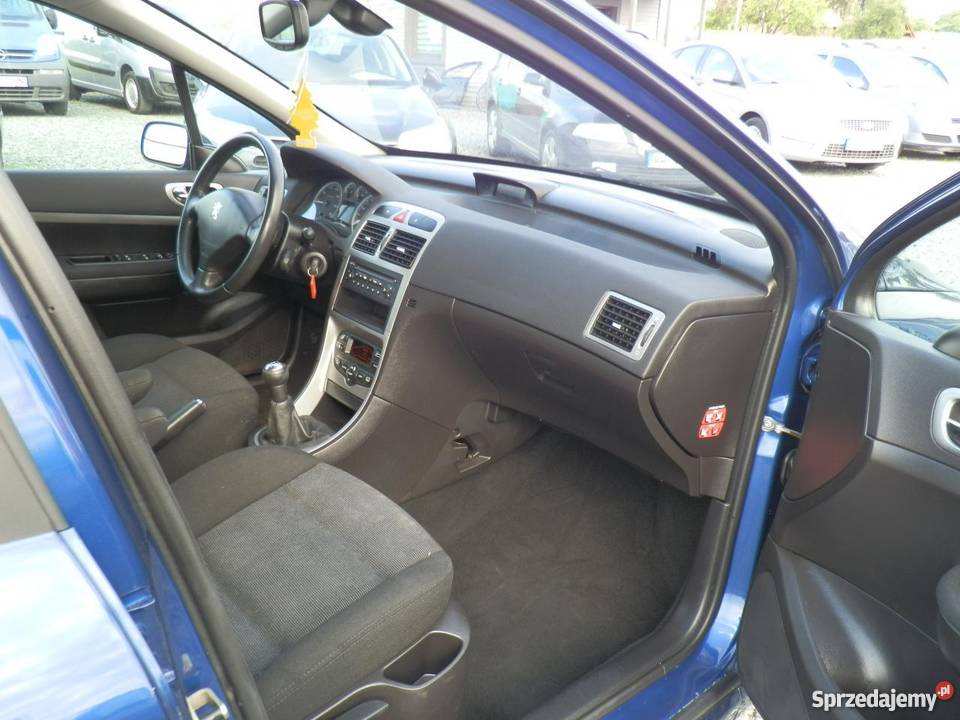 Peugeot 307 SW niebieski aluminiowe felgi Wolica Pusta