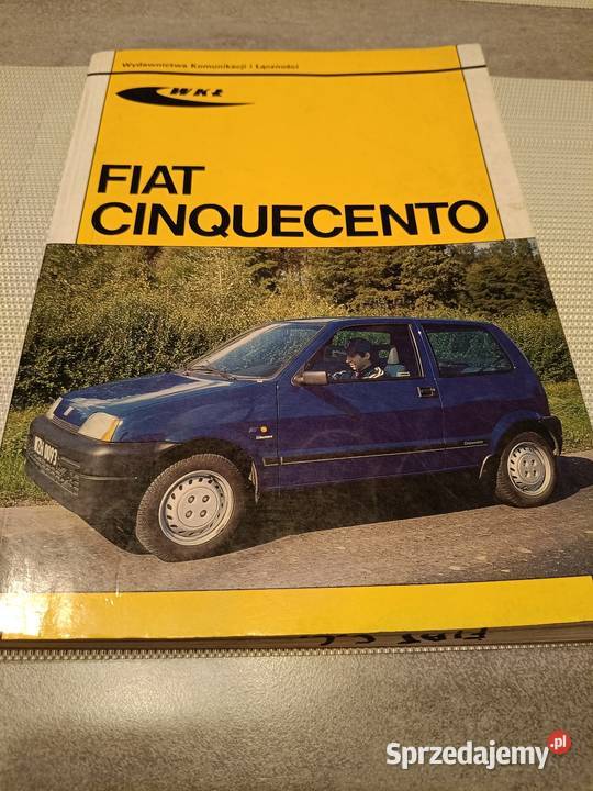 Fiat Cinquecento książka Pozostałe śląskie Chorzów