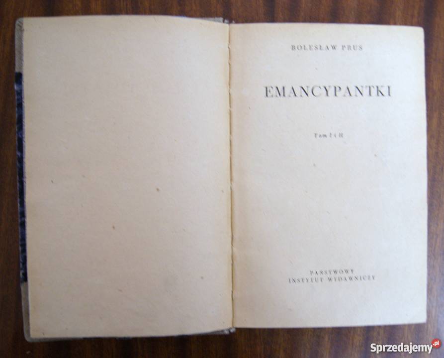Bolesław Prus Emancypantki t III 1956 Parczew