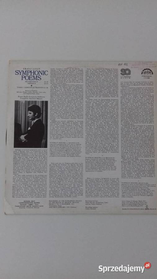 Winyl Ferenc Liszt Symphonic poems sprzedam małopolskie
