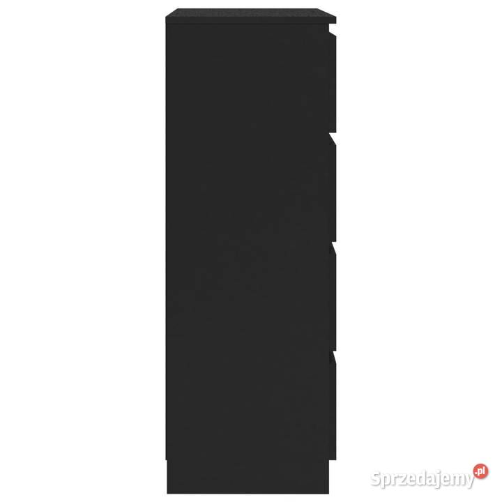 Komoda czarna 60x35x985 materiał drewnopochodny mazowieckie Warszawa