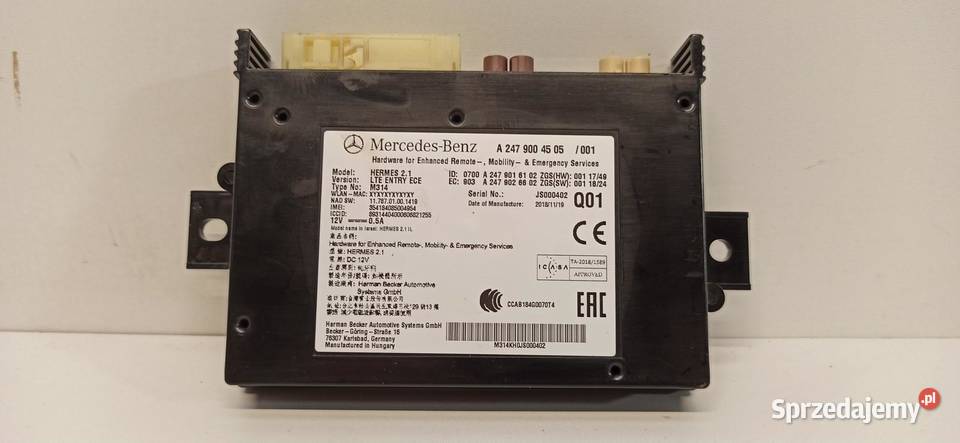 MERCEDES VITO W447 MODUŁ STEROWNIK A2479004505