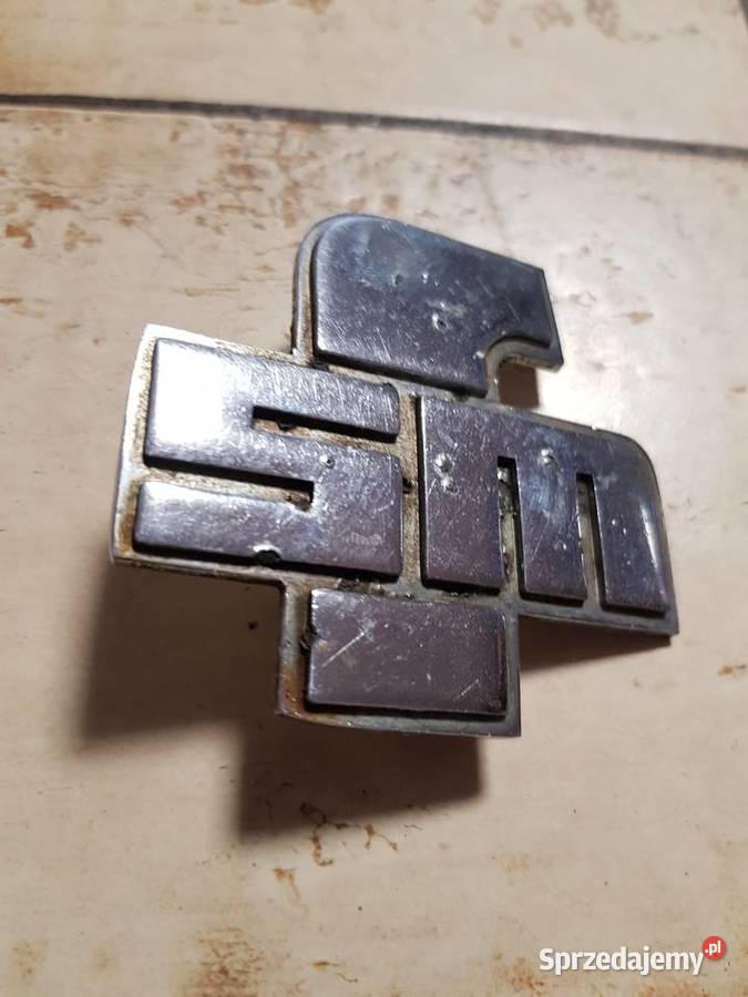 2Syrena 105Metalowy emblemat na maskę Barlinek