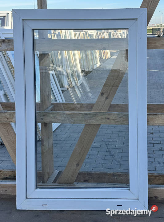 OKNA KacprzaK Witryna 87X131 FIX Używany PCV mazowieckie Siedlce