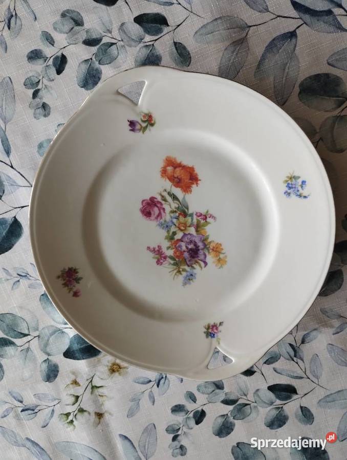 PRL patera porcelana uszy Wawel Łódź