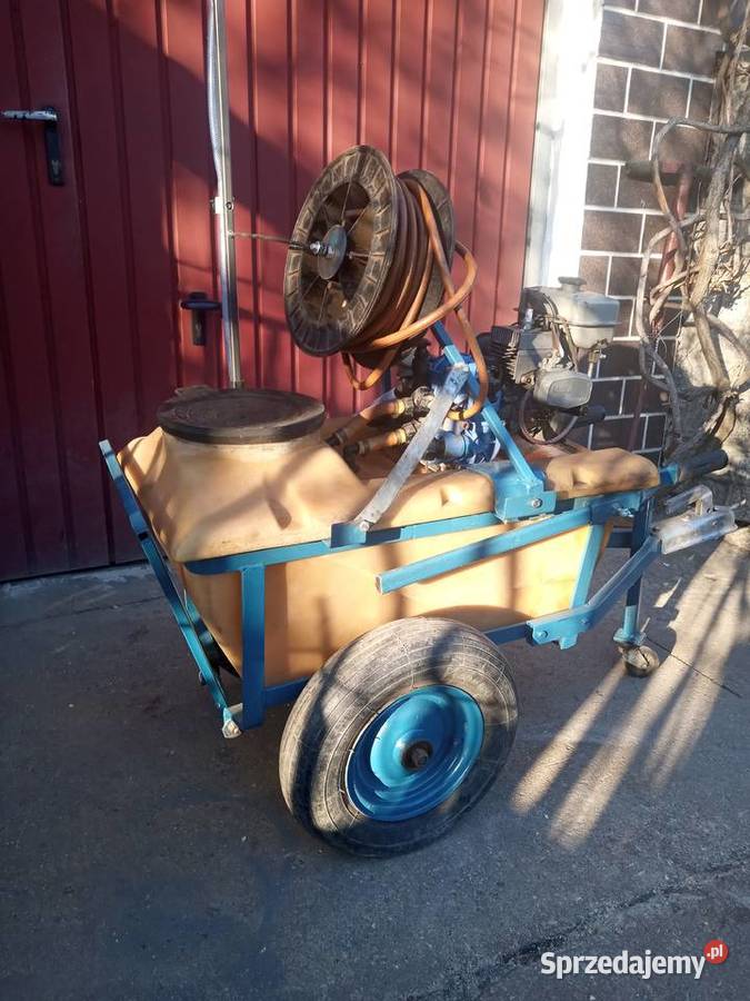 Opryskiwacz taczkowy spalinowy do traktorka Kraśnik