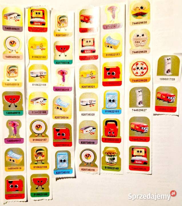 Gang Biedroniaków Zestaw 40 naklejek Biała Podlaska