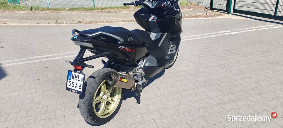BMW C 600 Sport C600 Akrapovic 60 super stan Rok produkcji 2012 Ciechanów