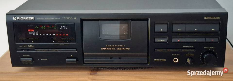 Pioneer deck CTS420 trzy głowicowy