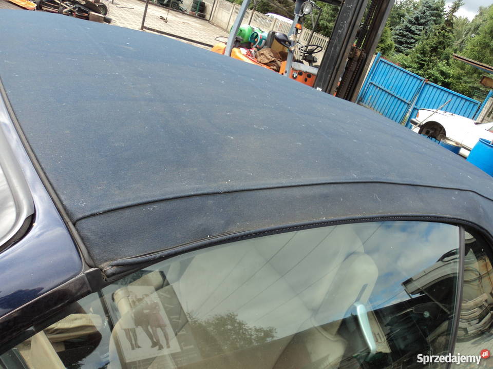 bmw e46 cabrio dach niebieski osobowe Karoseria łódzkie