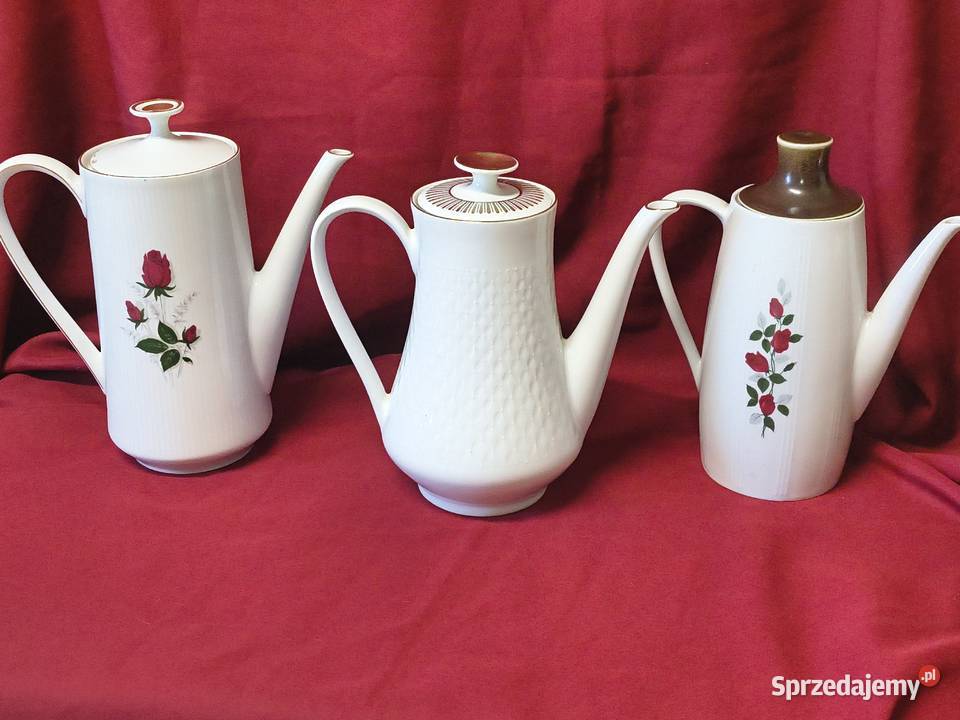 Zestaw porcelanowych dzbanków Niemcy vintage Chorzew sprzedam