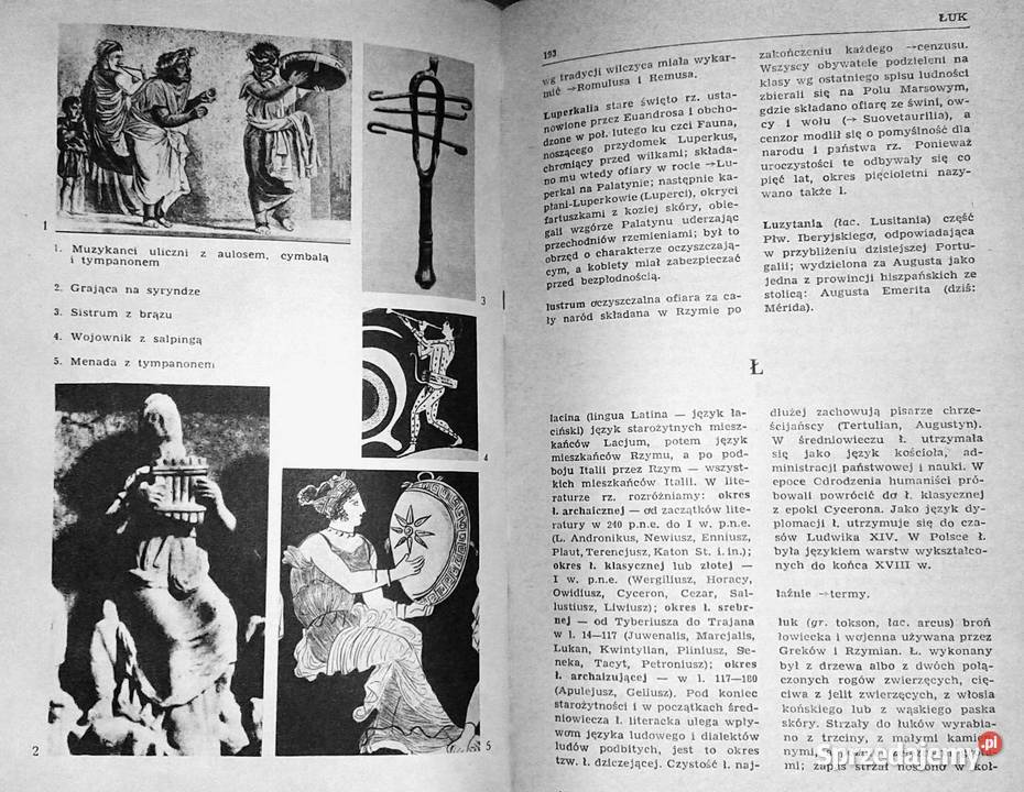Mały słownik kultury antycznej Grecja Rzym L Rok wydania 1962 Chełm