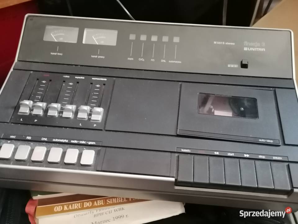 Magnetofon kasetowy Finezja z końca lat 70tych Kraków sprzedam