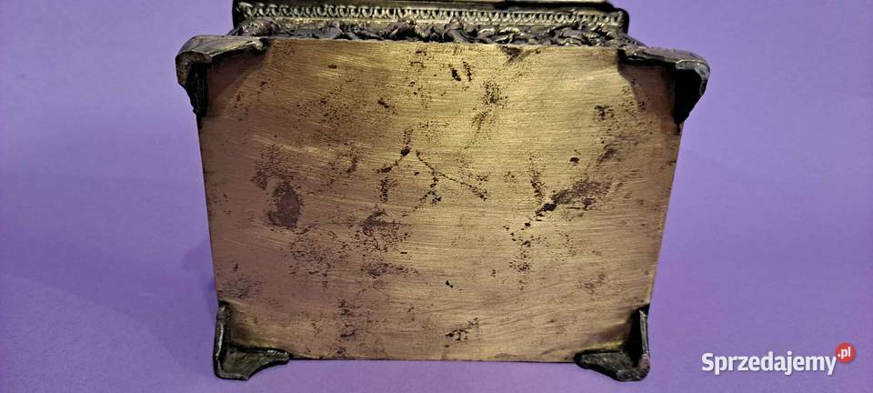 SZKATUŁKA miedzian stara solidna Kraków