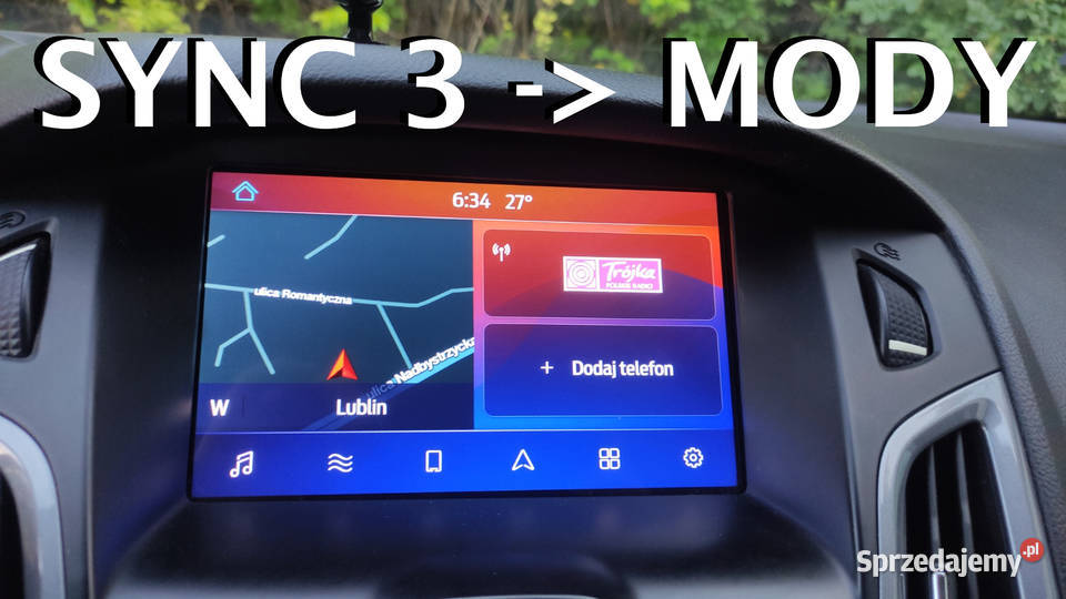 Ford SYNC 1 2 3 FX NX spolszczenie nawigacja Lublin