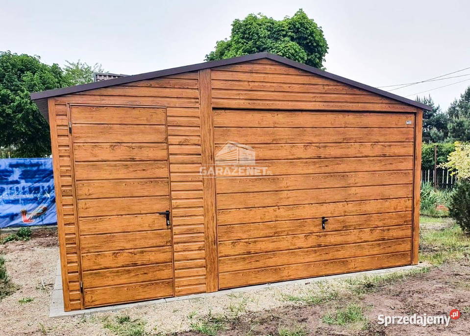 GARAŻ BLASZANY 45M X 5M DWUSPAD BRAMA UCHYLNA blacha lubelskie Zamość