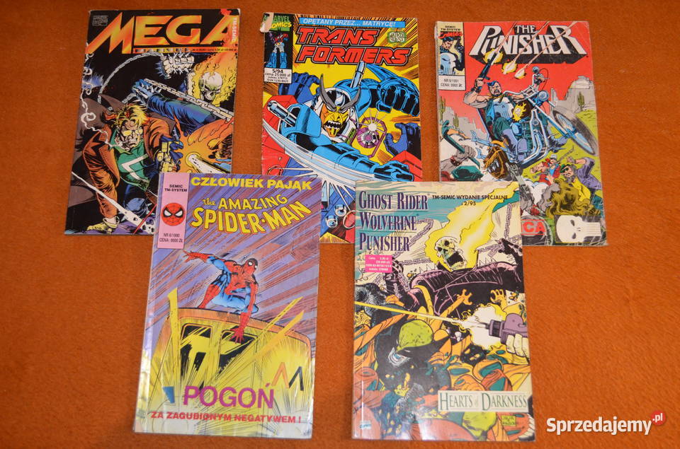 Komiksy MARVEL zestaw 5 zeszytów Ostrołęka