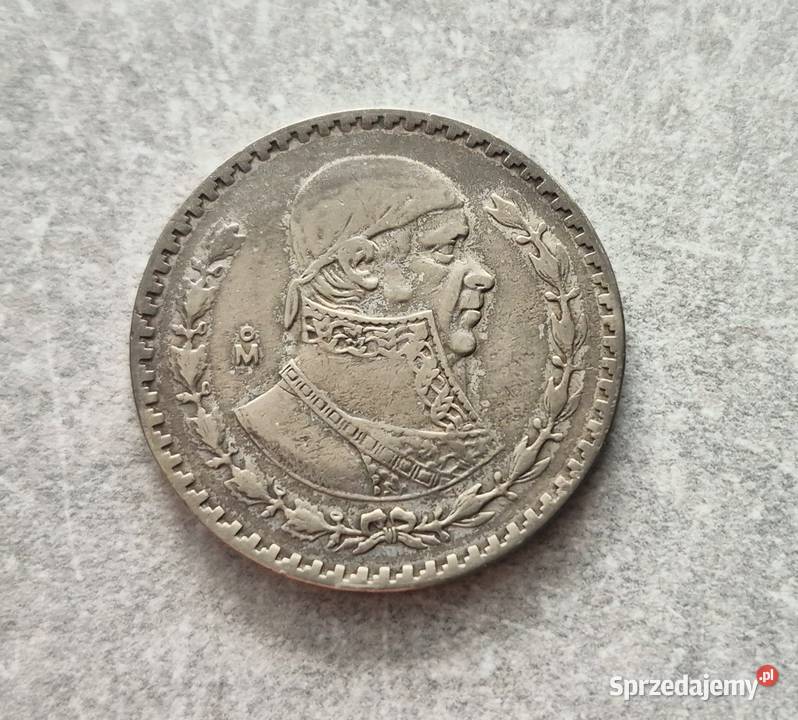 446 MEKSYK srebro 1 Peso 1959 r Wola Kruszyńska