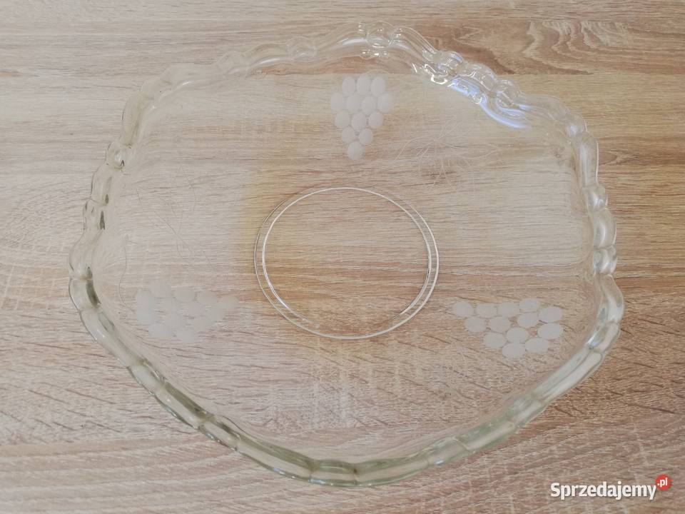 Stara kryształowa patera Gorlice