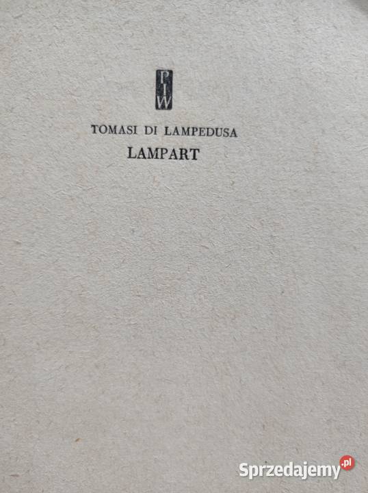 Lampart Gattopardo Giuseppe Tomasi di Lampedusa Pozostałe świętokrzyskie Kielce