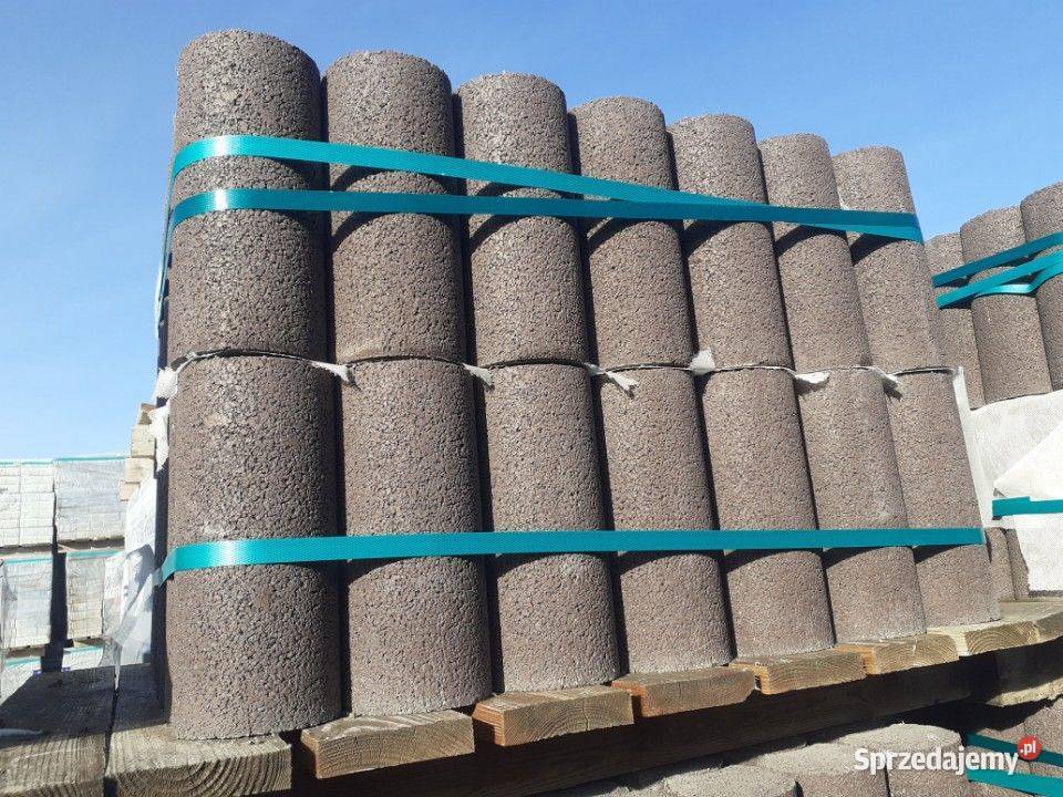 Palisada Betonowa Ring 25 Brąz Jadar Obrzeże Wielogóra