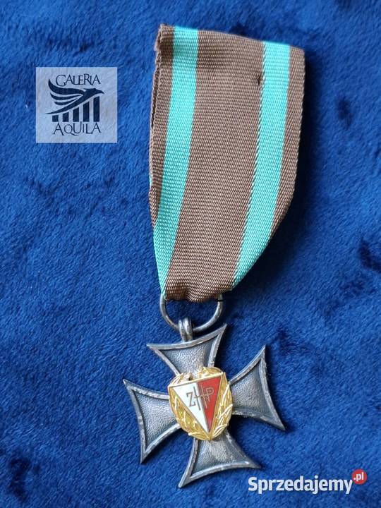 Krzyż Zasługi ZHP dokument pudełko biogram Militaria Wejherowo