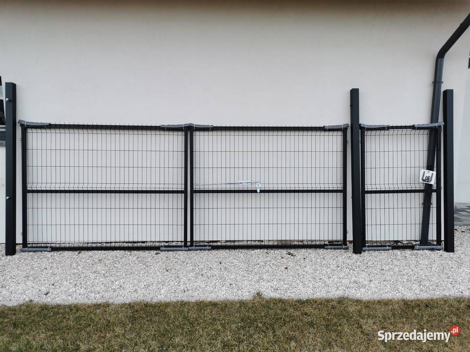 Bramy i furtki wypełnione panelem Rypin