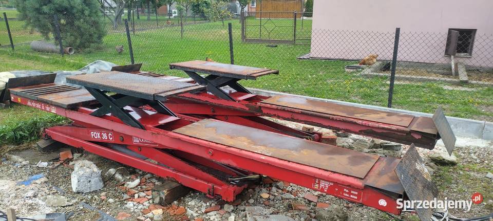 Podnośnik nożycowy najazdowy OMER fox36 Bochnia