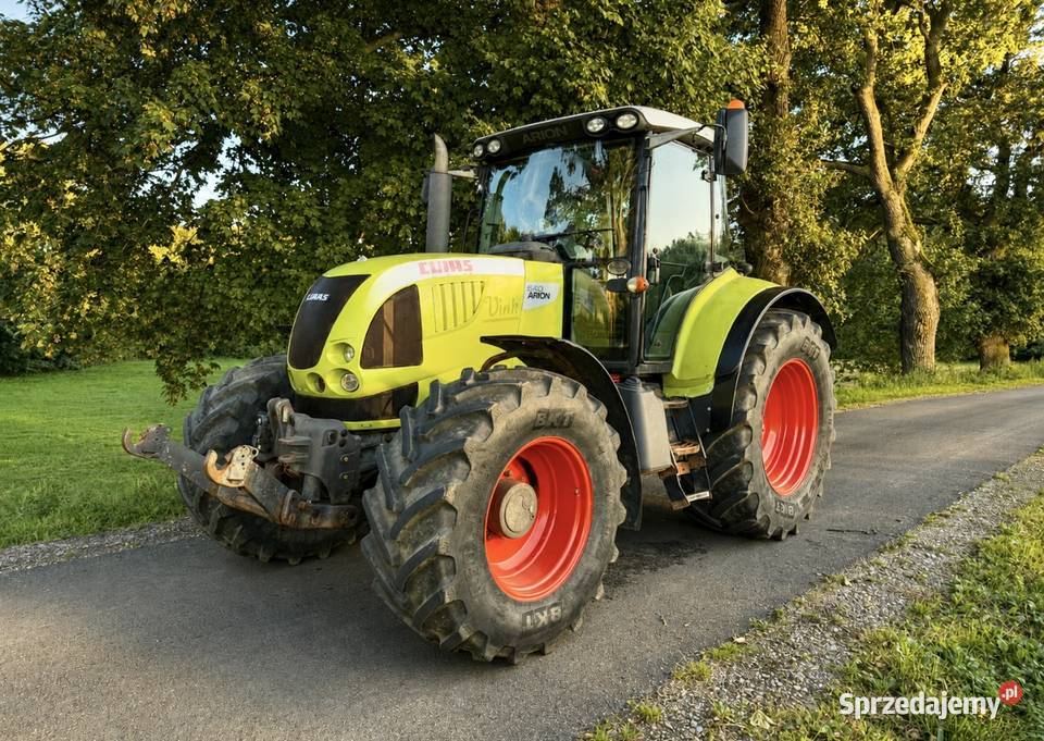 Claas arion 640 mięka oś i kabina klimatyzacja pneumatyka