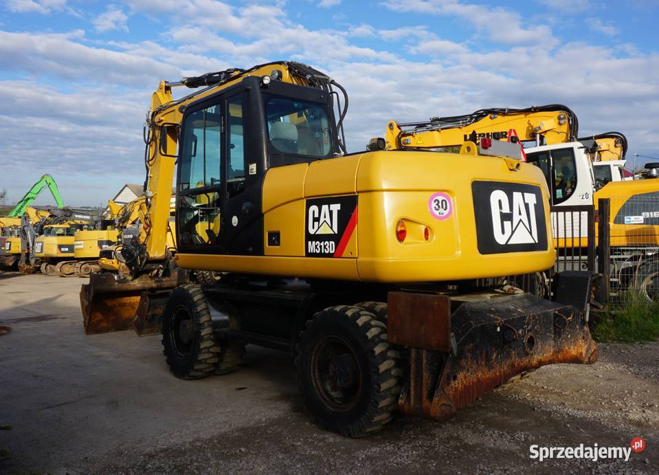 Koparka kołowa CAT M 313 D 2014 Jeziorko sprzedam