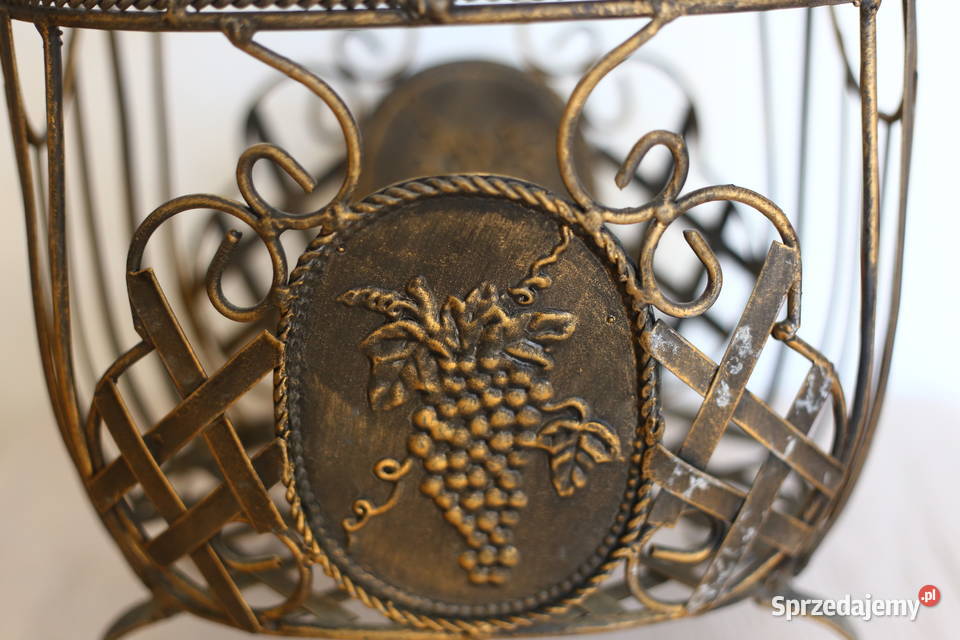 Duży kosz metalowy prowansalski gazetnik Gdańsk sprzedam