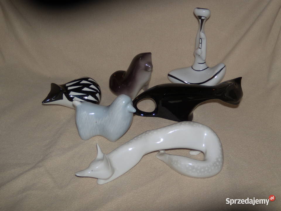 Figurki porcelanowe z lat 60tych Warszawa