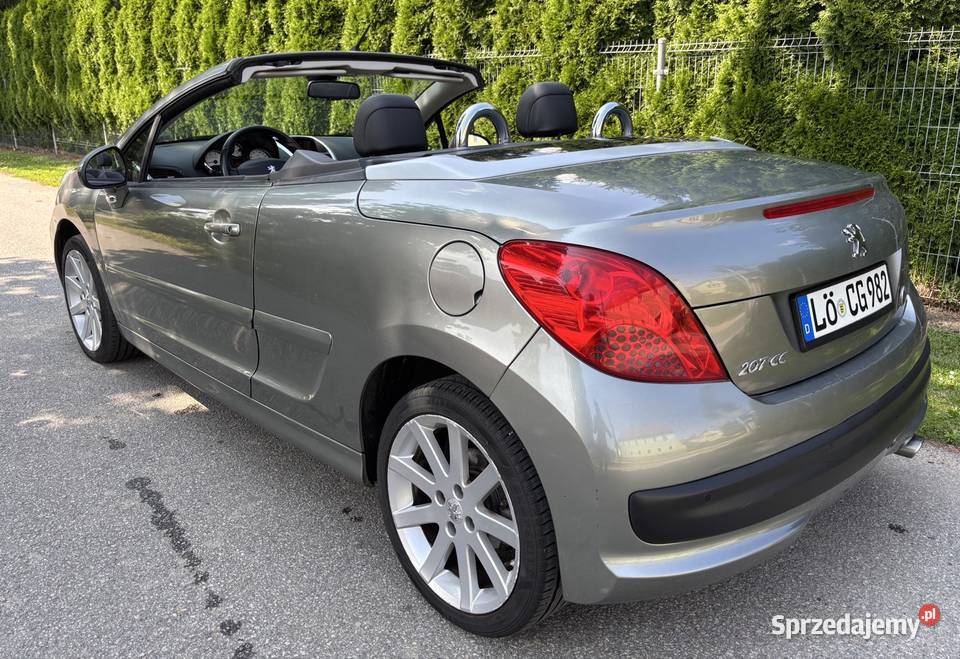 Peugeot 207 CC 16 Benzyna 120 2009 Cabrio Twardy Kabriolet Ząbkowice Śląskie sprzedam
