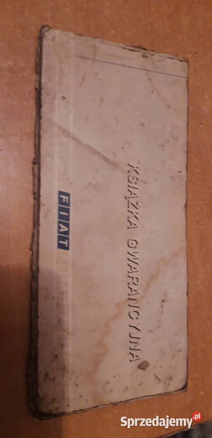 Fiat 125 Książka gwarancyjną