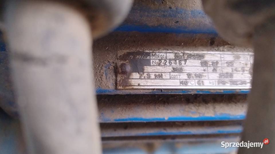 Dmuchawa Do Zboża 2000 Silnik 75 KW Taśmociągi i podajniki Kowale Pańskie