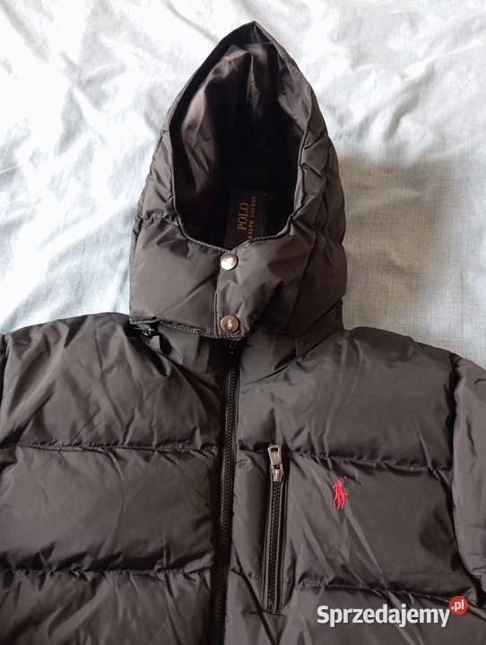 Kurtka puchowa męska Ralph Lauren regular fit czarny Kurtki i płaszcze Białystok sprzedam