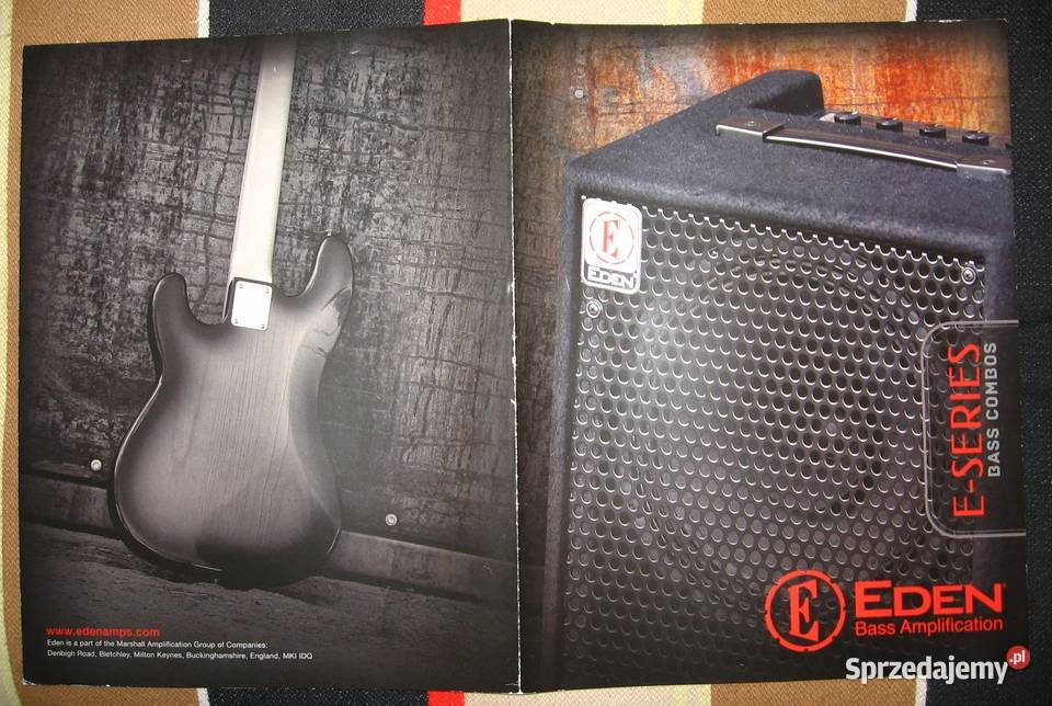 EDEN Bass Amplification catalog two brochures sprzedam