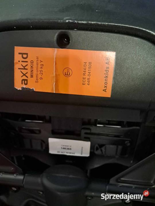 Fotelik samochodowy Axkid Minikid 9 25 do jazdy Siemianice