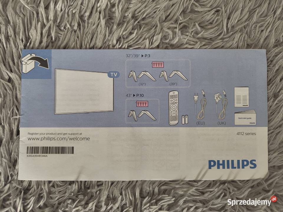 Telewizor PHILIPS LED 32PHT411212 Warszawa