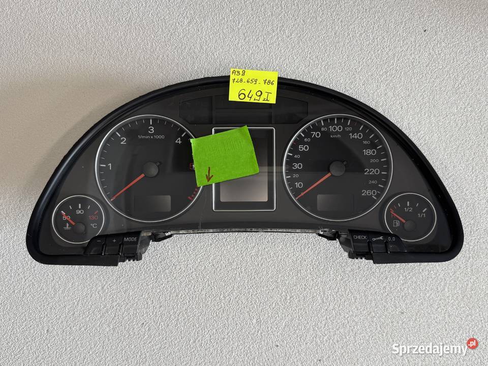 LICZNIK ZEGARY PRĘDKOŚCIOMIERZ AUDI A4 B7 20 TDI Warszawa