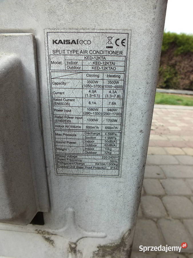 Klimatyzator Kaisai Eco 35 KW Sprawny z Golasowice